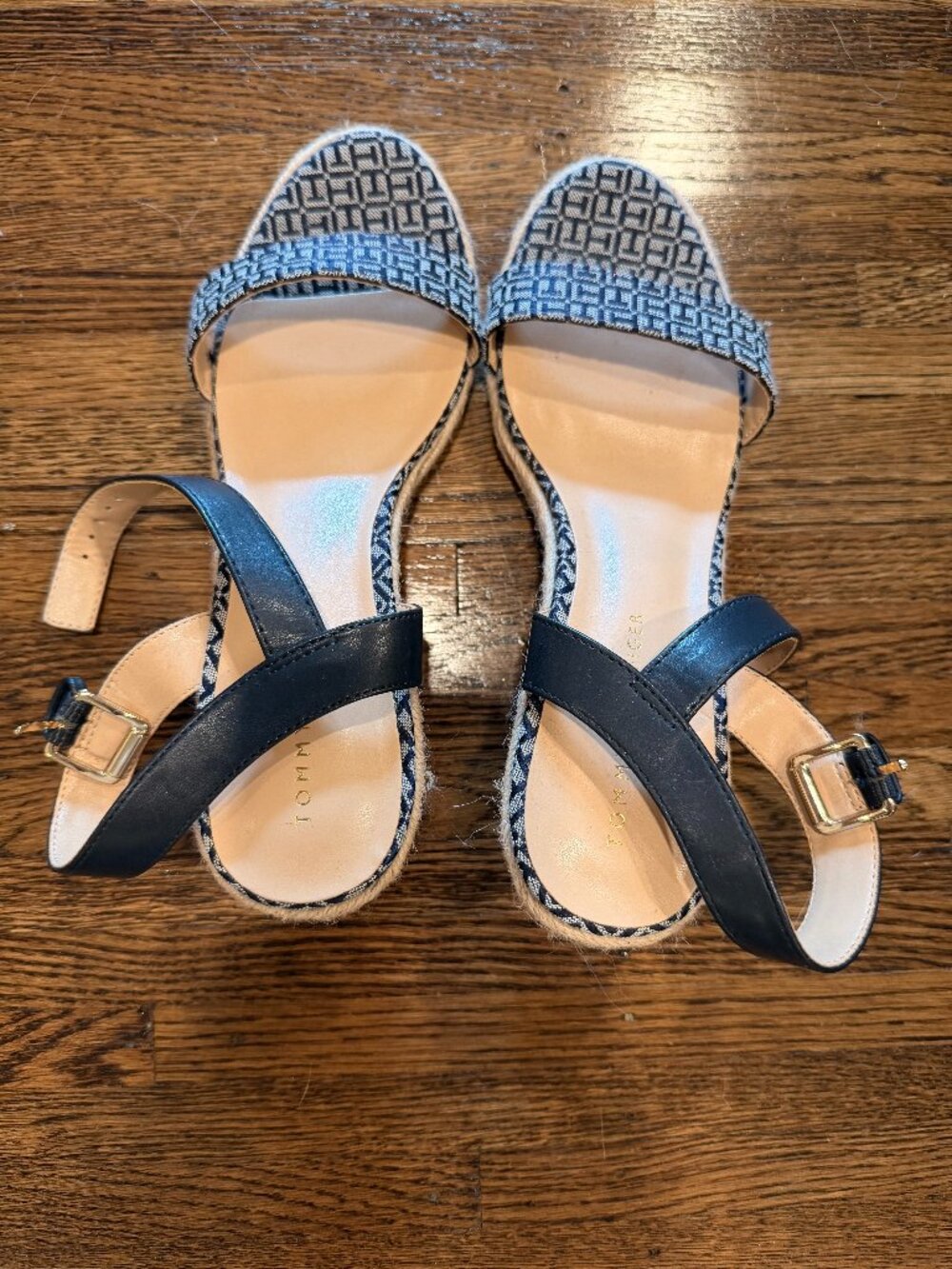 Tommy Hilfiger Blue & White Sandals